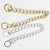 Dog Chain Collar Heavy Duty Choker Double Pet Slip Check Twist Link Chrome Chain Silver - 45CM