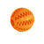 Dog Chew Toy Rubber Ball Treat Dispenser Dental Cleaning Training Play Ball - Yellow Spherical (Small)