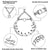 S-Xl Collar Choke Steel Metal Chain Dog Training Adjustable Necklace Sliver - L-3.5