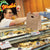 50PCS Scooped Kraft Paper Tote Bags Gift Bags for Party Wedding Packaging