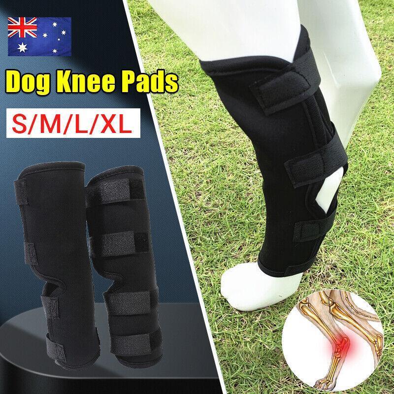 S/M/L/Xl Pet Dog Knee Support Brace Leg Hock Front Back Protector Compression - S
