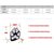 4Pcs XL Size Anti Slip Waterproof Protective Dog Shoes Rain Boots Pet Socks Booties - Black