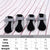 4PCS M Size Anti Slip Waterproof Protective Dog Shoes Rain Boots Pet Socks Booties - Black