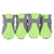 4Pcs XL Size Anti Slip Waterproof Protective Dog Shoes Rain Boots Pet Socks Booties - Green