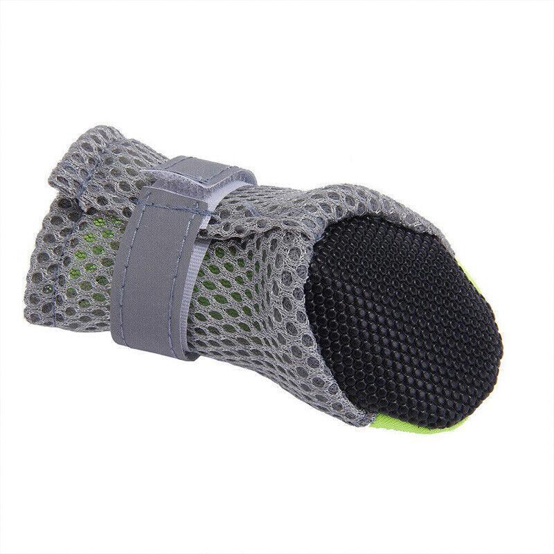 4Pcs XL Size Anti Slip Waterproof Protective Dog Shoes Rain Boots Pet Socks Booties - Red