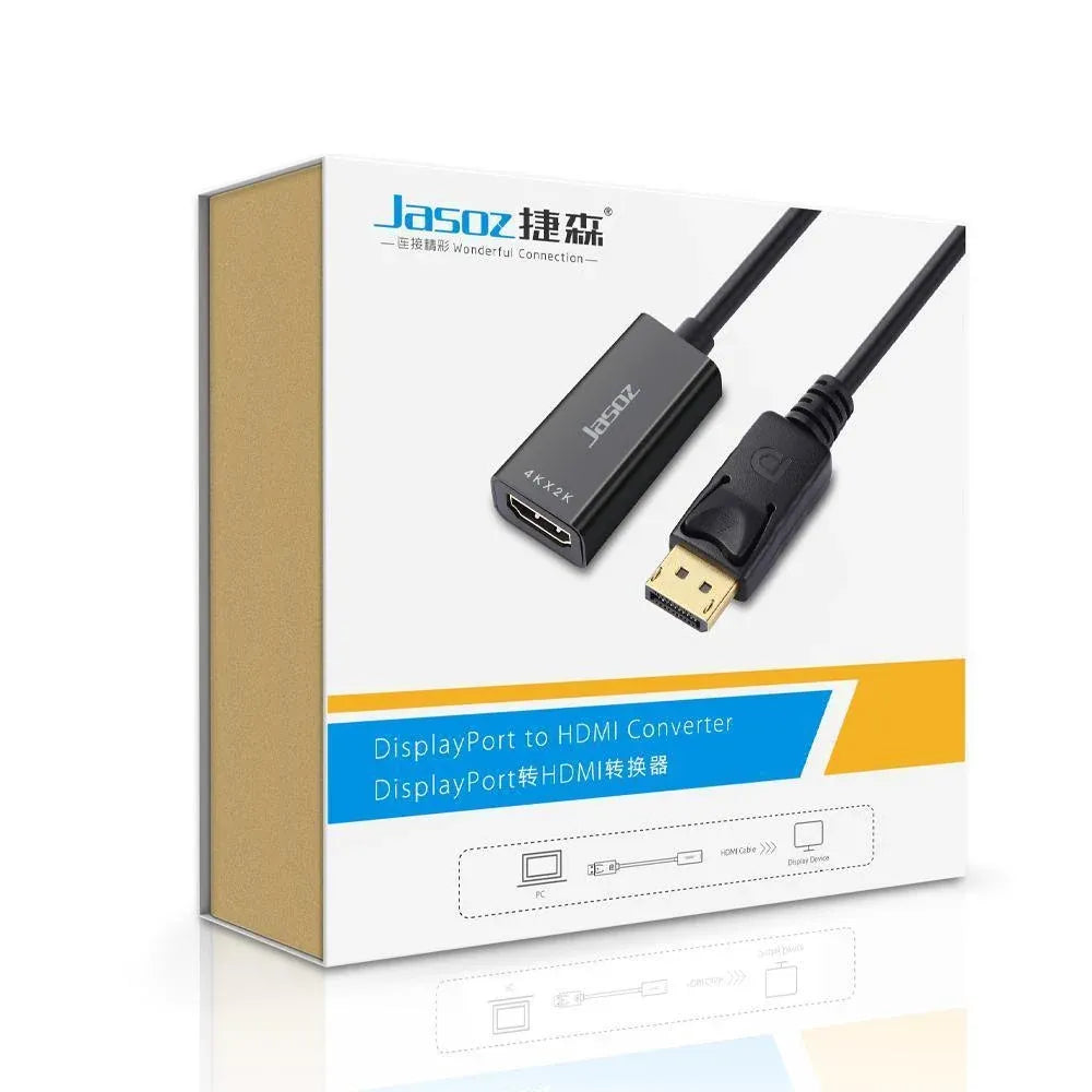 4K/1080p DisplayPort Display Port DP Male to HDMI Female Adapter Converter Cable - 1080p-DP Male to HDMI Female