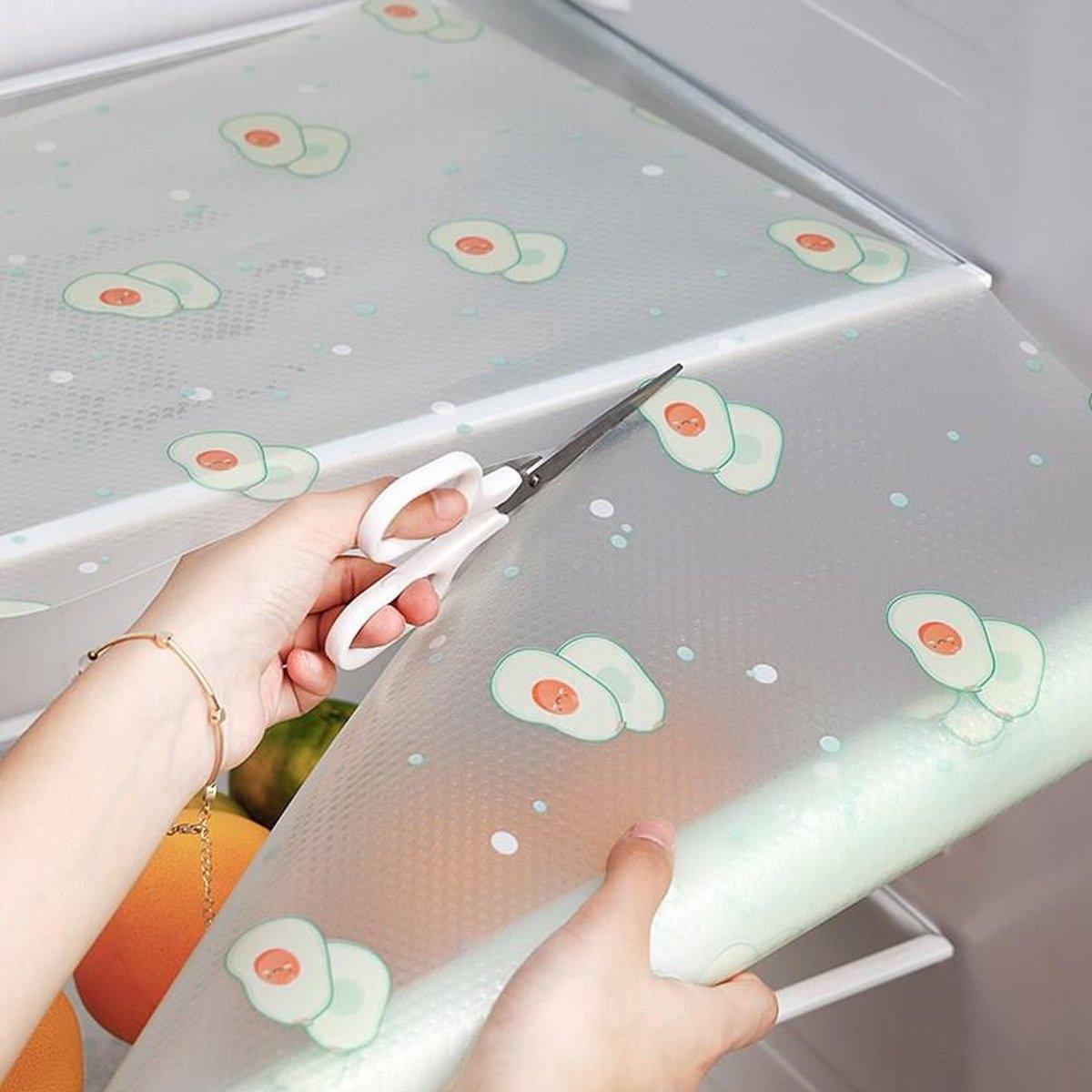 Household Drawer Liner Paper Wardrobe Dustproof Cabinet Mat Grease Proof Mat - Leaf