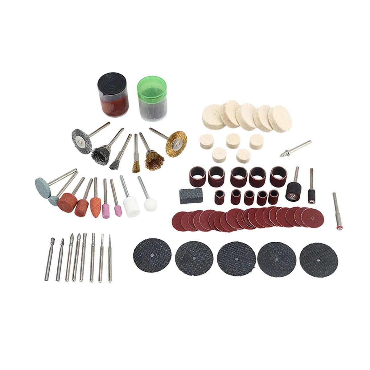 100/147pcs Electric Mill Set Accessories Grinding Cutting Drilling Tool Kit - 100Pcs(Without Grinder Pen)