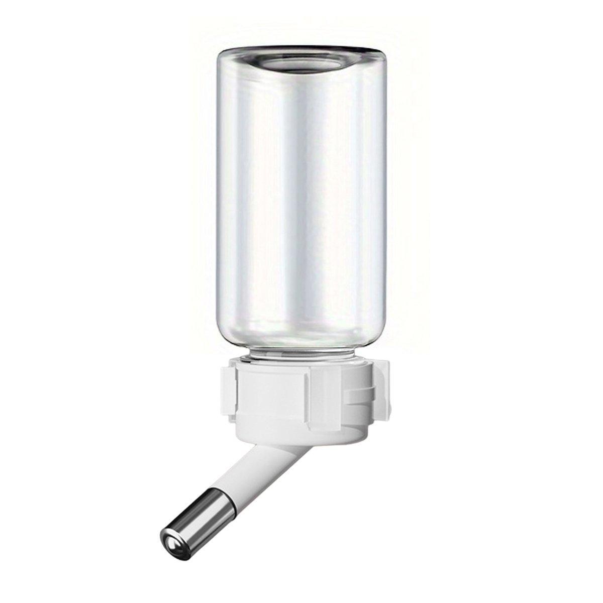 Pet Water Bottle for Hamster Guinea Pig Rabbit Vacuum Drinking Feeder Kettle - 120ml-White