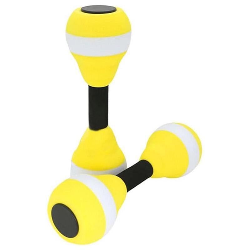 2PCS Arm Buoyancy Rings Dumbbell Style Float Set for Water Activities and Fun - Blue