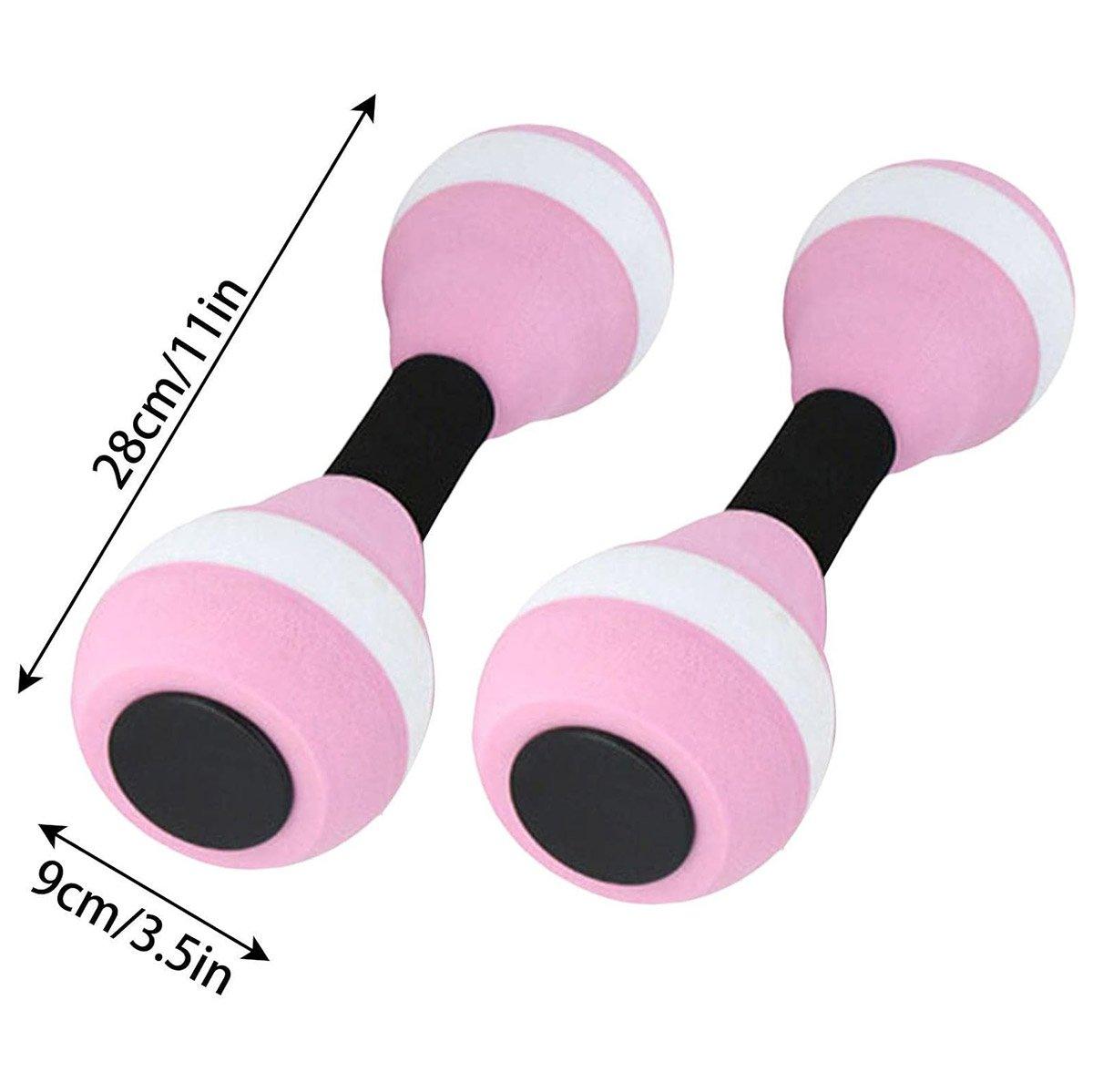 2PCS Arm Buoyancy Rings Dumbbell Style Float Set for Water Activities and Fun - Green