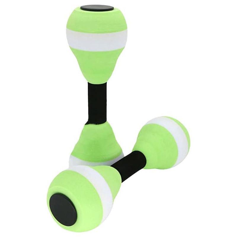 2PCS Arm Buoyancy Rings Dumbbell Style Float Set for Water Activities and Fun - Yellow