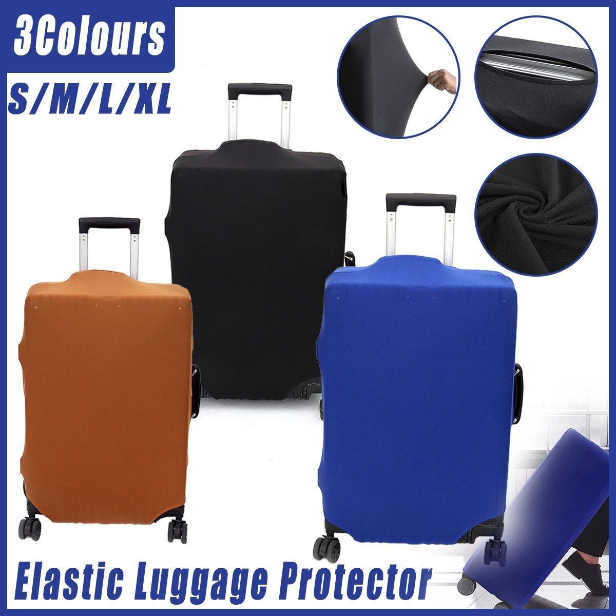 Thickened High Stretch Suitcase Dust-proof Luggage Protector Travel Case Cover - Blue-32inches