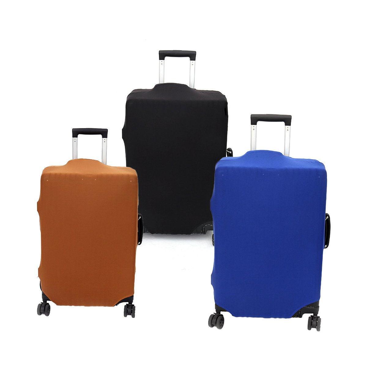 Thickened High Stretch Suitcase Dust-proof Luggage Protector Travel Case Cover - Brown-20inches
