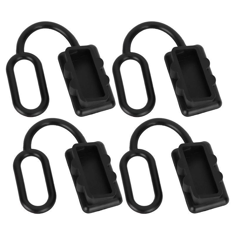 4 x Dust Cap Black Anderson Plug Cover Style Connectors 50AMP Battery Caravan