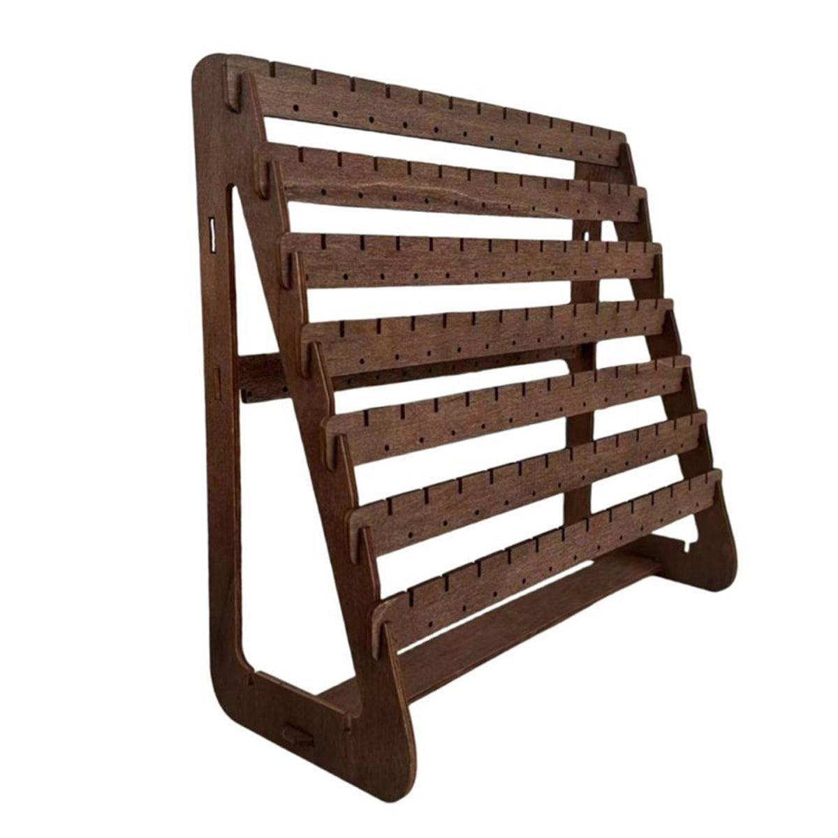 Vintage Wooden Earring Holder Jewelry Display Stand Organizer for Earrings