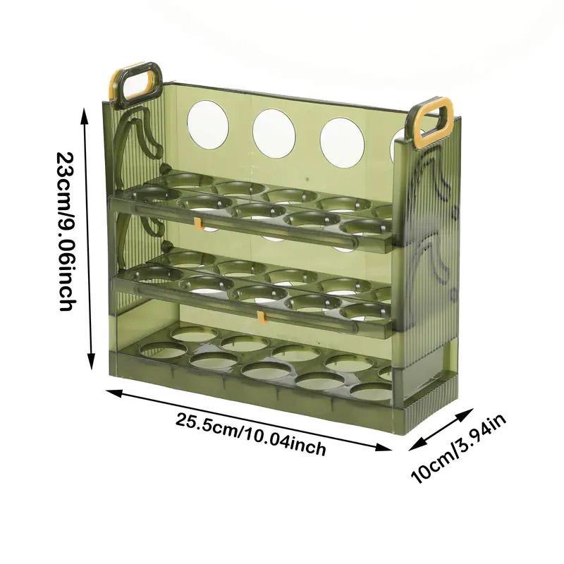 Refrigerator Egg Organizer Side Door Storage Tray Egg Carton Holder Kitchen Box