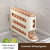 2pcs 4 Tier Slide Egg Organizer Storage Box Ladder Design for Egg Carton Holder