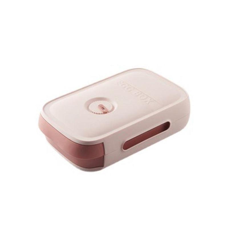 Drawer Type Eggs Tray Fruit Storage Box Kitchen Stacking Holder Food Container - White