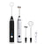 USB Rechargeable Electric Egg Beater Milk Coffee Frother Drink Foamer Mixer Tool - Black