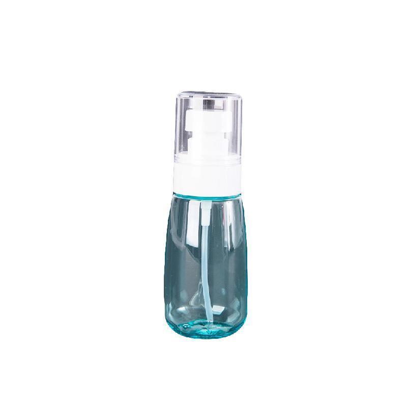 10pcs Portable Travel Emulsion Dispenser Bottle Press Pump Refillable Containers - Clear-100ml