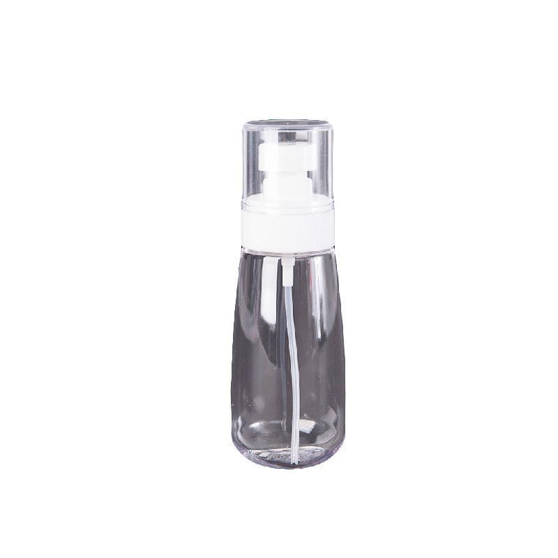 10pcs Portable Travel Emulsion Dispenser Bottle Press Pump Refillable Containers - Clear-60ml
