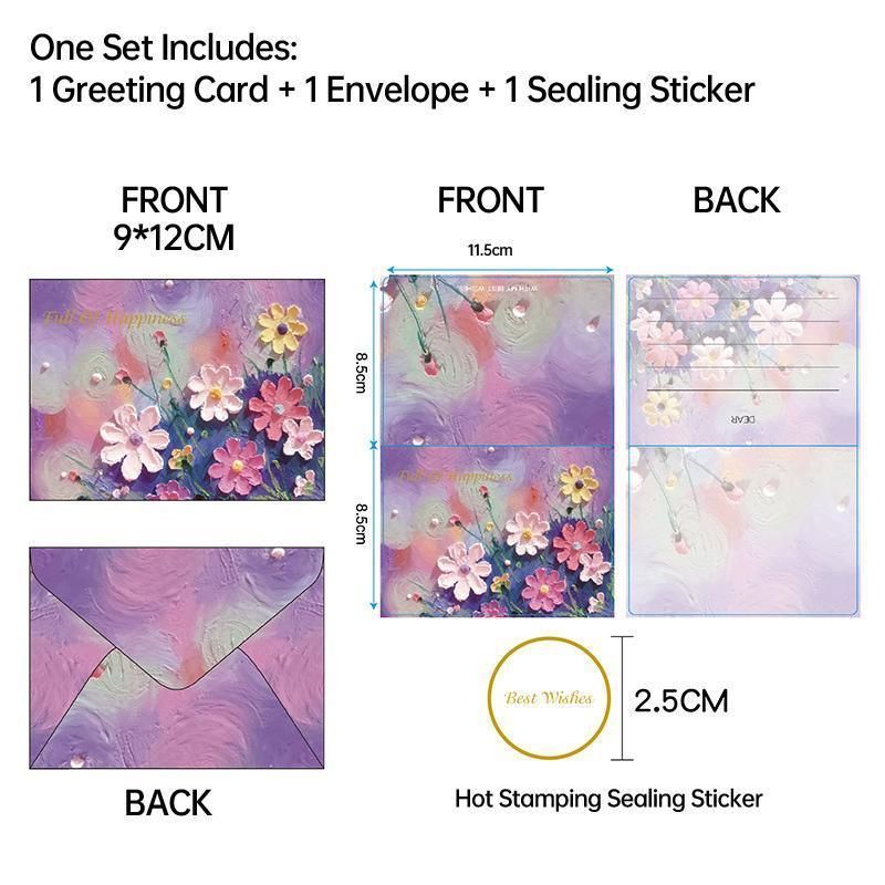 30-Piece Illustrated Message Card Set