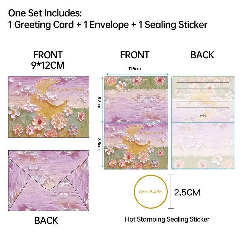 30-Piece Illustrated Message Card Set
