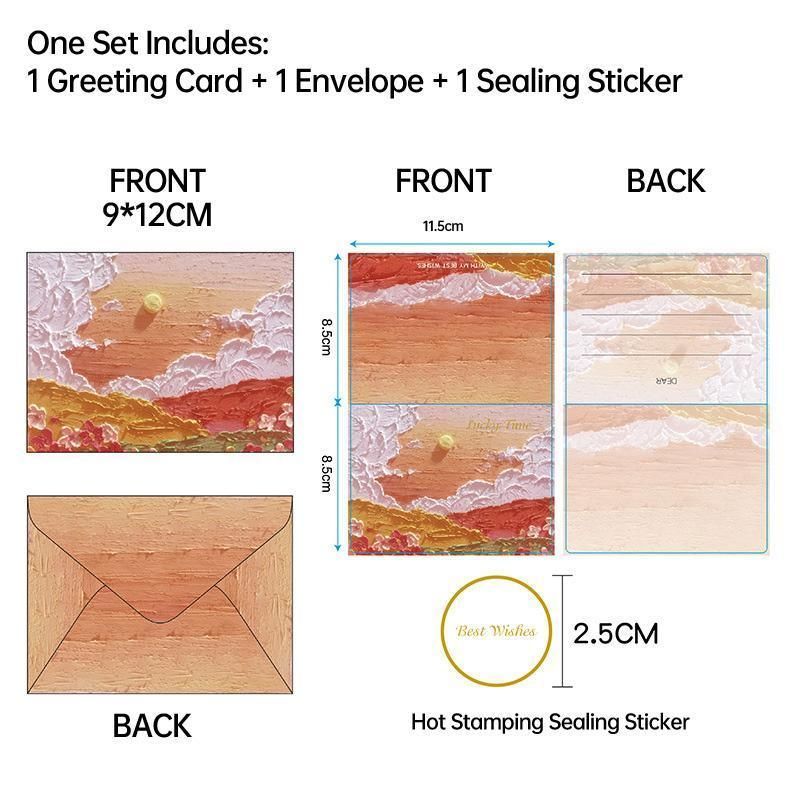 30-Piece Illustrated Message Card Set