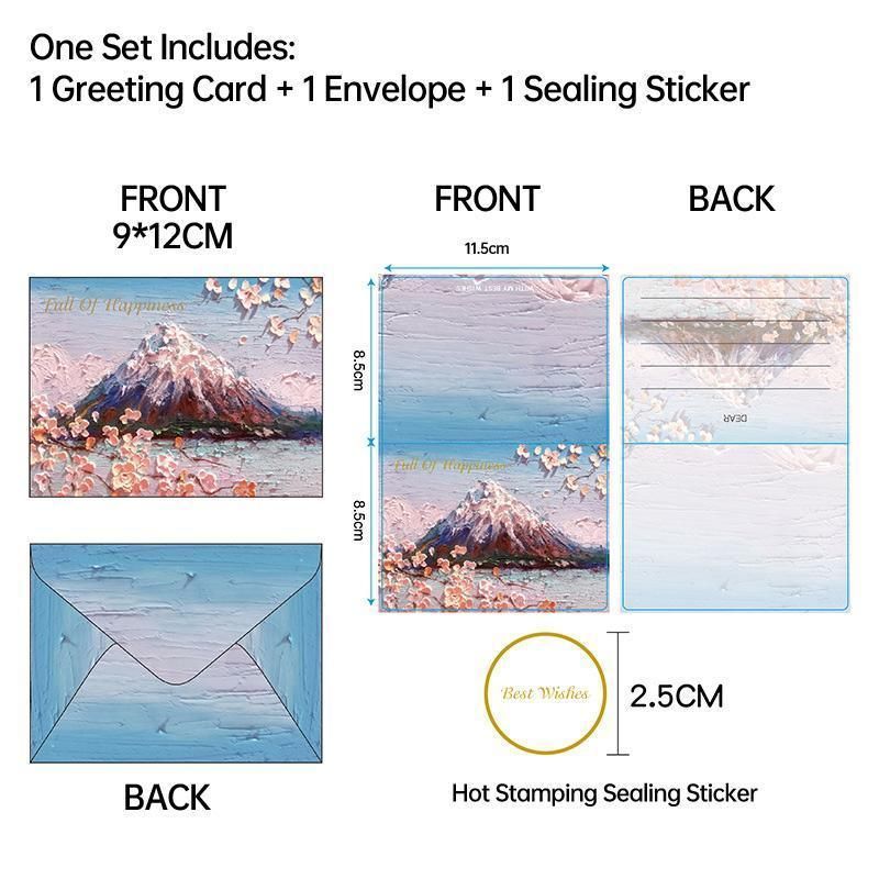 30-Piece Illustrated Message Card Set