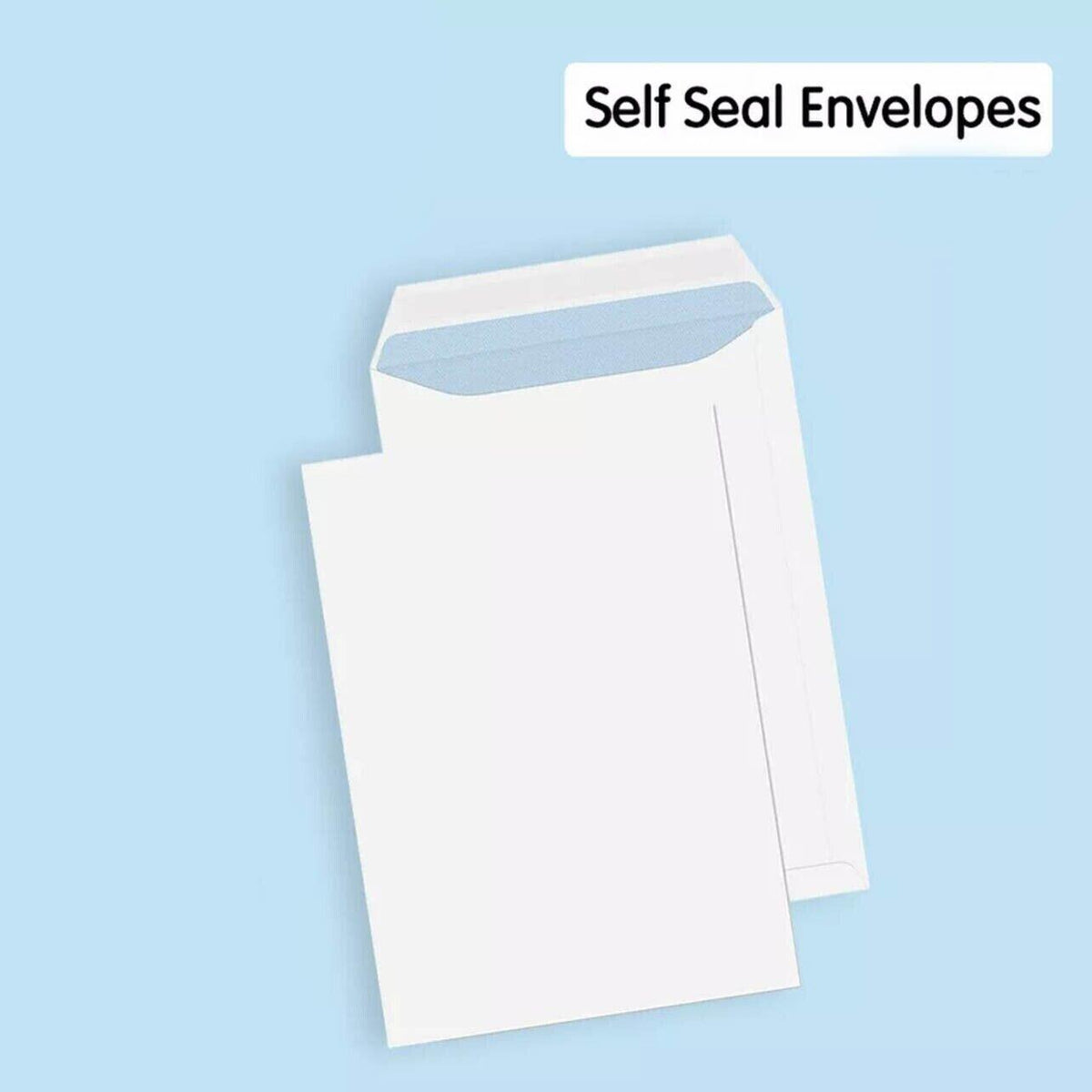 White Business Envelopes 8 Sizes Opaque Mailer with Pre-Printed Postcode - 7N:230*160MM