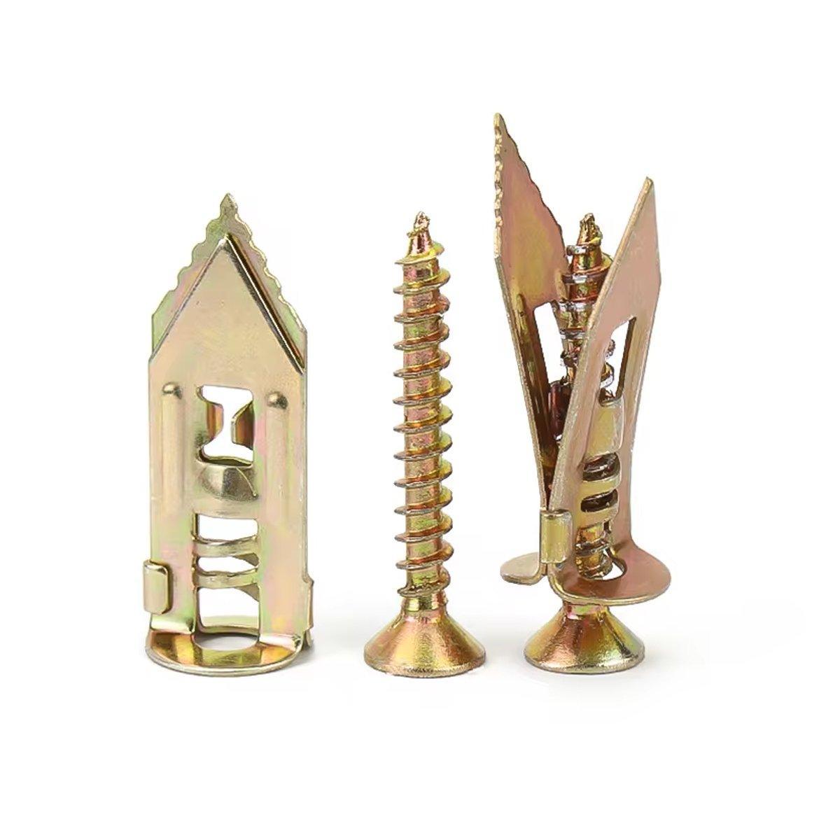 100PCS Self-Drilling Anchors Screws Percussion Expansion Kit -12x30mm/12x40mm - 12x40mm