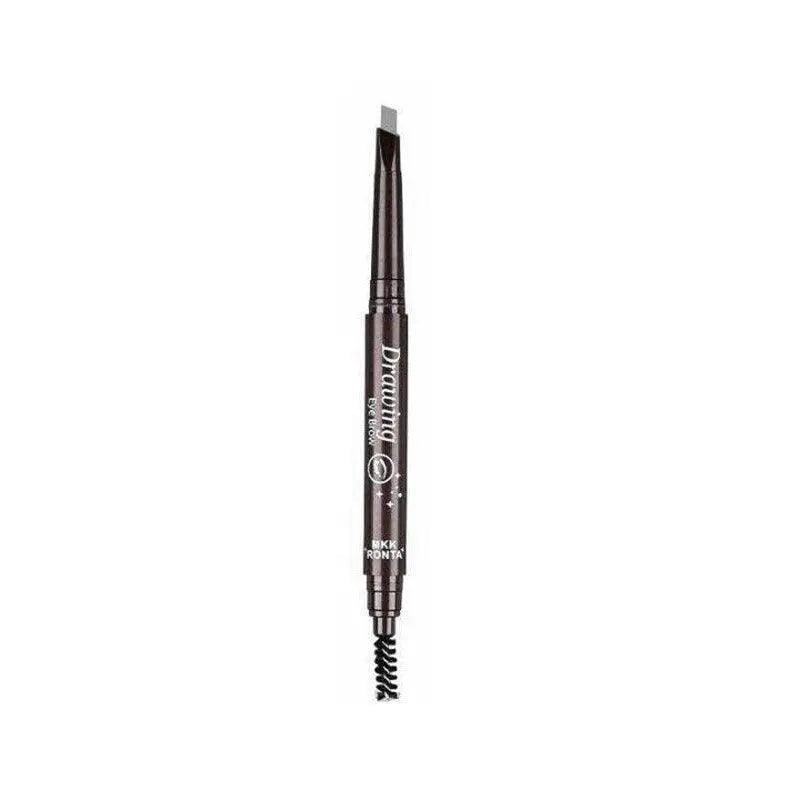 Waterproof Eyebrow Pencil Eye Brow Eyeliner Pen With Brush Makeup Cosmetic Tool - Black