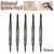 Waterproof Eyebrow Pencil Eye Brow Eyeliner Pen With Brush Makeup Cosmetic Tool - Dark Coffee