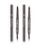 Waterproof Eyebrow Pencil Eye Brow Eyeliner Pen With Brush Makeup Cosmetic Tool - Dark Coffee