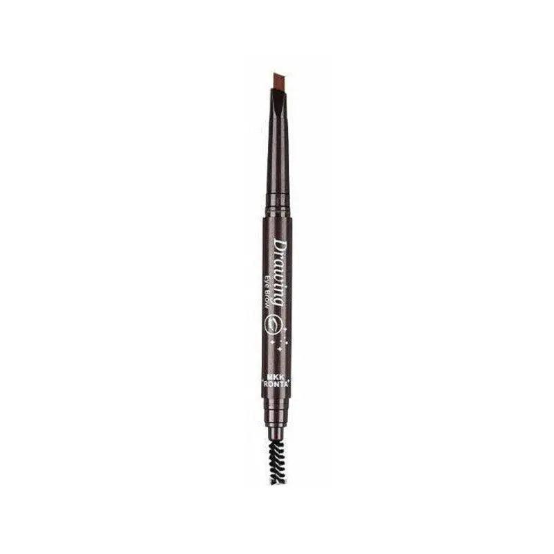 Waterproof Eyebrow Pencil Eye Brow Eyeliner Pen With Brush Makeup Cosmetic Tool - Dark Coffee
