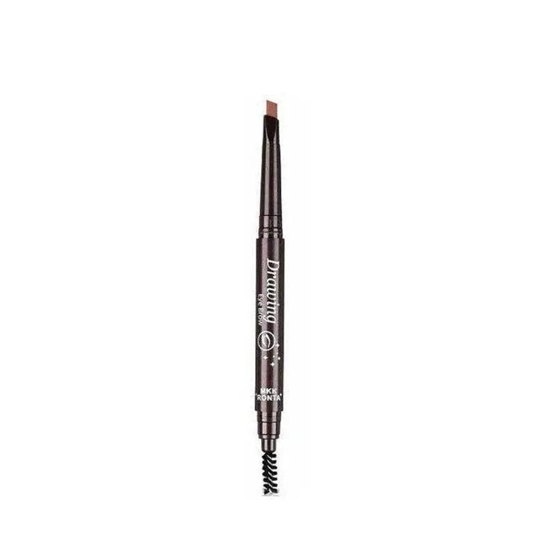 Waterproof Eyebrow Pencil Eye Brow Eyeliner Pen With Brush Makeup Cosmetic Tool - Dark Coffee