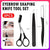 3Pcs/Set Eyebrow Trimming Eyelash Brush Folding Tweezers Portable Makeup Tools