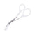 Eyebrow Scissors with Comb Stainless Steel Makeup Trimmer Beauty Tool 3 Colours - Pink