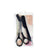 Eyebrow Scissors with Comb Stainless Steel Makeup Trimmer Beauty Tool 3 Colours - Pink