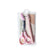 Eyebrow Scissors with Comb Stainless Steel Makeup Trimmer Beauty Tool 3 Colours - Pink