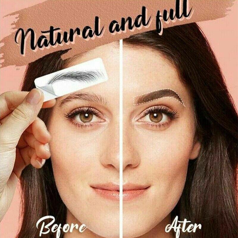 3D Waterproof Eyebrow Tattoo Sticker Hair-Like Natural Brows for Sparse Eyebrows - E10