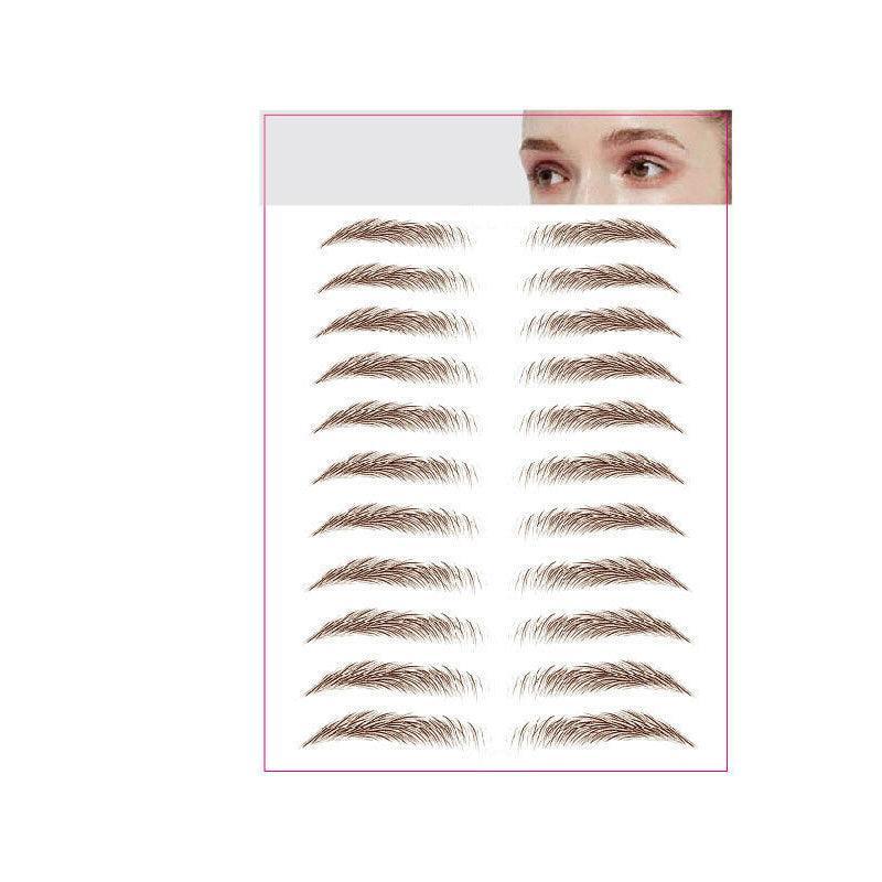 3D Waterproof Eyebrow Tattoo Sticker Hair-Like Natural Brows for Sparse Eyebrows - E11