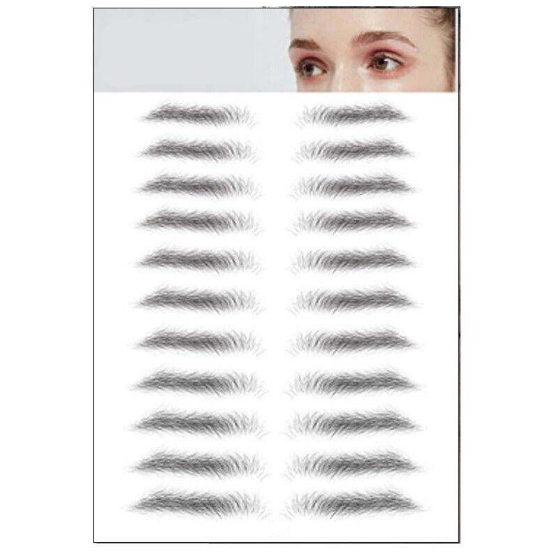 3D Waterproof Eyebrow Tattoo Sticker Hair-Like Natural Brows for Sparse Eyebrows - E13