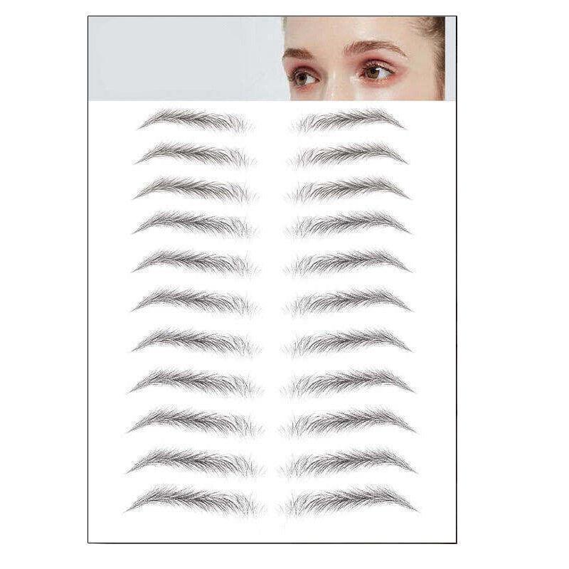 3D Waterproof Eyebrow Tattoo Sticker Hair-Like Natural Brows for Sparse Eyebrows - E15