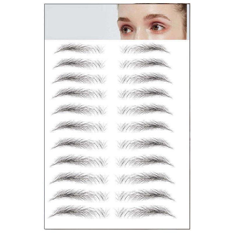 3D Waterproof Eyebrow Tattoo Sticker Hair-Like Natural Brows for Sparse Eyebrows - E16
