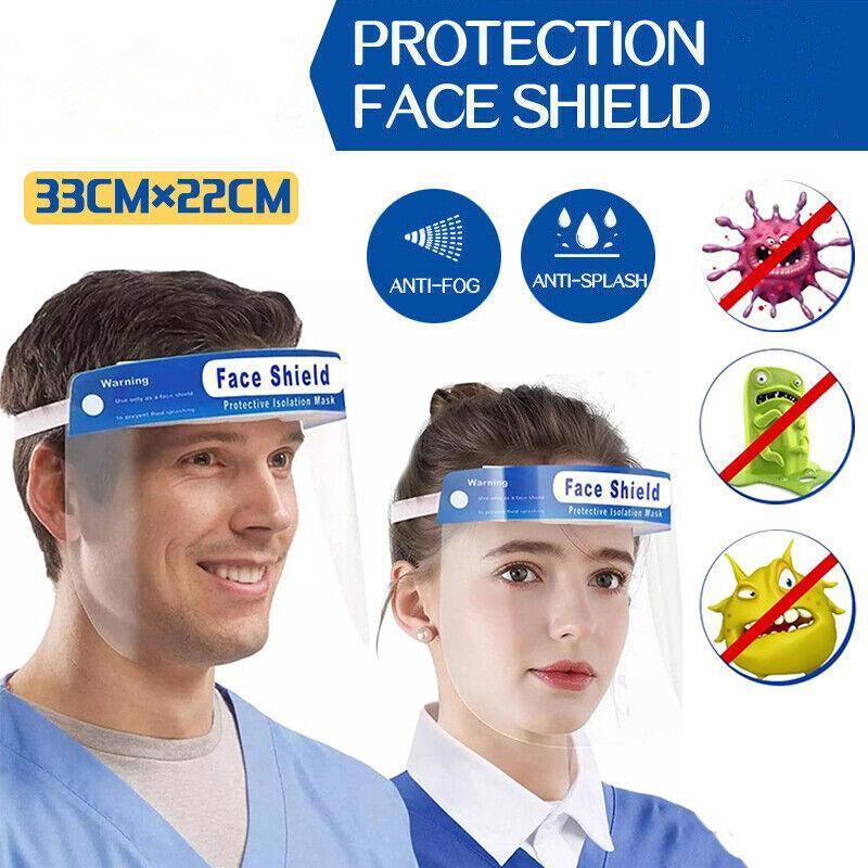 1 pc Anti-Fog Full Face Protection Masks with Clear Shield Glasses