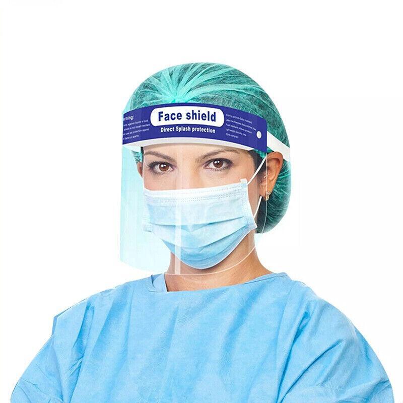 1 pc Anti-Fog Full Face Protection Masks with Clear Shield Glasses