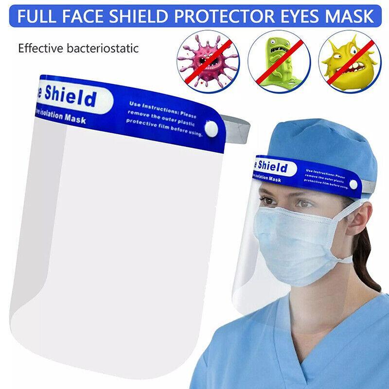 1 pc Anti-Fog Full Face Protection Masks with Clear Shield Glasses