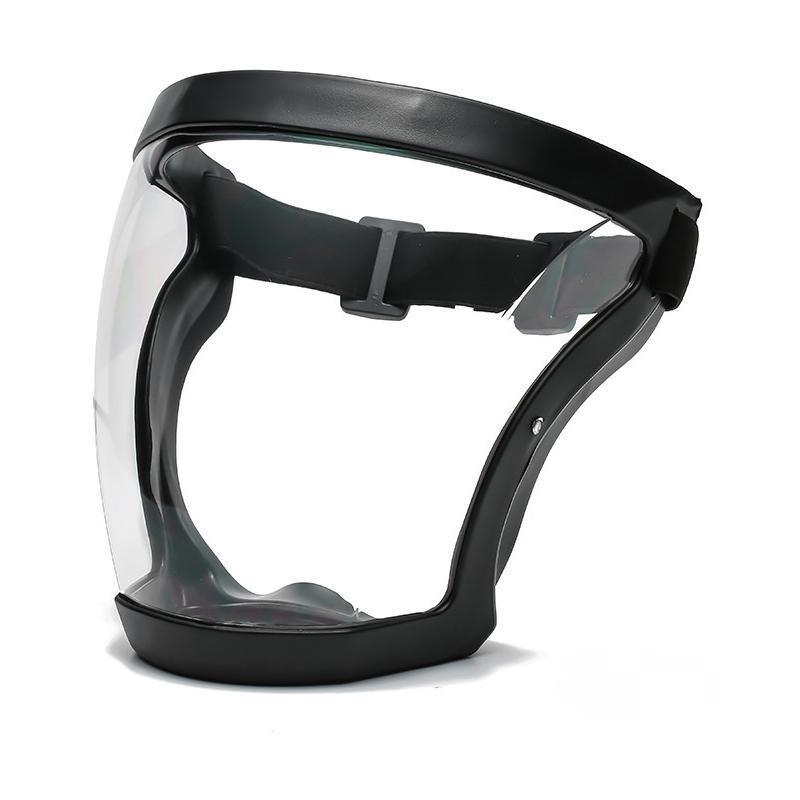 Super Protective Mask Anti-Fog Full Face Shield All-Inclusive For Men and Women - Black-1PC